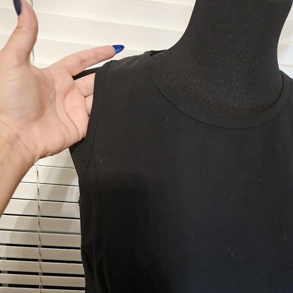 Nanette Lepore Black Mini Dress with Gold Accents - Picture 2 of 9